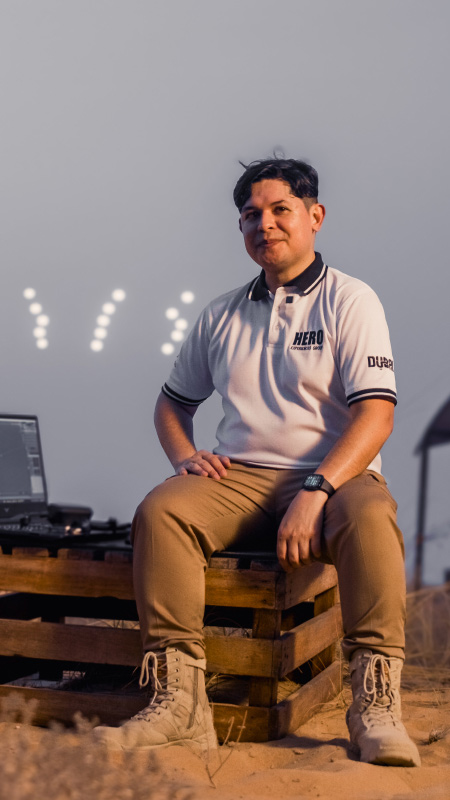 Drone Operator: <br> Andre