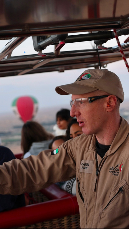 Hot Air Balloon Pilot: <br> Andrew